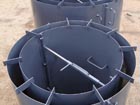 Разборная форма 1 метр для железобетонных колодезных колец