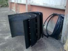 Усиленная Разборная форма 1 метр для бетонных колец колодезных